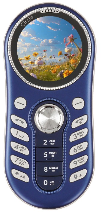

Мобильный телефон BQ 1416 Circle Blue 1.39", BT, 0.08MP, 2*nano SIM, 950 mAh, 1416 Circle Blue