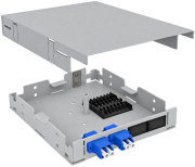 фото Кросс оптический на DIN-рейку  TopLAN КРНМ-Top-04LC/U-OS2-GY-DIN