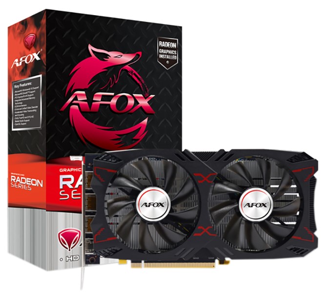 

Видеокарта PCI-E Afox Radeon RX 5500 (AFRX5500-8GD6H7) 8GB GDDR6 128bit 1845/14000MHz HDMI 3*DP, Radeon RX 5500 (AFRX5500-8GD6H7)