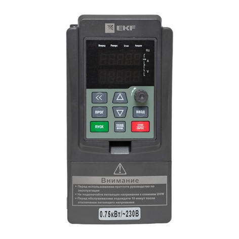 Изображение товара Преобразователь частоты EKF VT100-0R7-1B