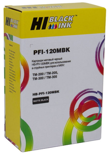 Изображение товара Картридж Hi-Black HB-PFI-120MBK для принтеров Canon