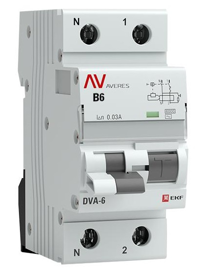фото Автомат дифференциальный EKF rcbo6-1pn-6B-30-ac-av в Волгограде