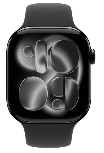 

Часы Apple Watch Series 11 GPS 46mm MEUX4 Jet Black Aluminium Black Sport Band M/L, Watch Series 11 GPS 46mm