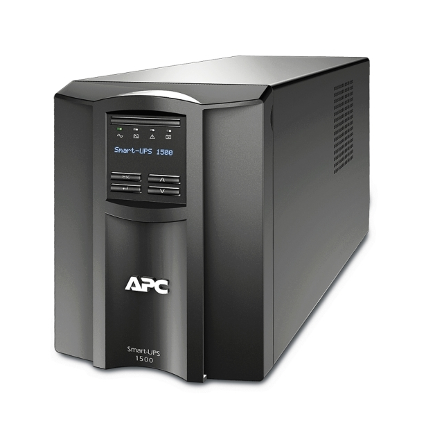 

Источник бесперебойного питания APC Smart-UPS SMT1500IC Line Interactive, 1500VA, Tower, 230V, 8x IEC C13 outlets, SmartConnect Port+SmartSlot, AVR, L, Smart-UPS