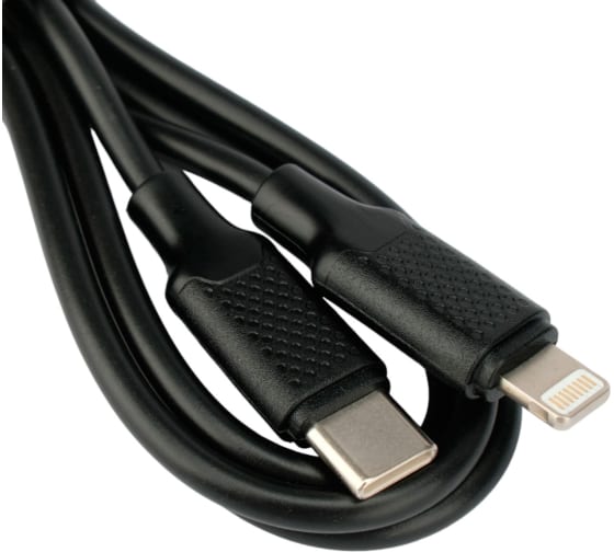 

Кабель интерфейсный USB 2.0 Garnizon GCC-USB2-AP2CM-1M Lightning/Type-C, 20Вт, PD/QC3.0, медь, 1м, черный, пакет, GCC-USB2-AP2CM-1M