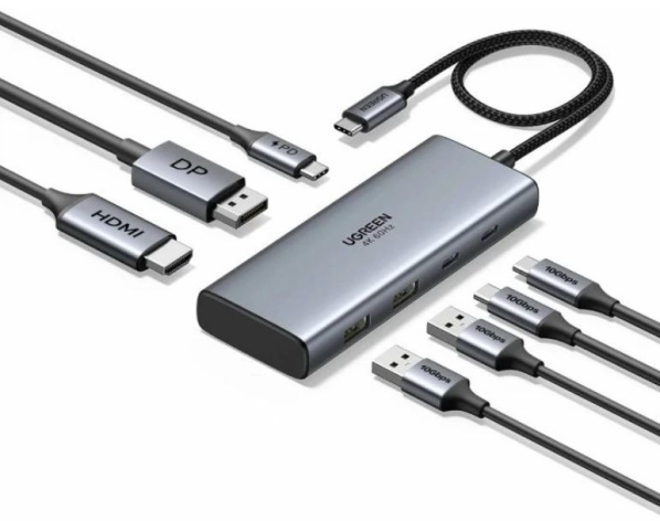 Изображение товара Док-станция USB-C UGREEN CM498 с HDMI 4K и PD до 100Вт