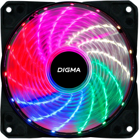 фото Вентилятор для корпуса Digma DFAN-FRGB2 в Перми