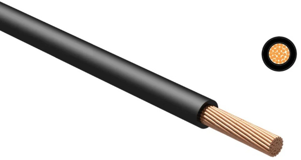 Изображение товара Кабель ККЗ КГтп-ХЛ 1х10 для передвижных машин и оборудования 660 В