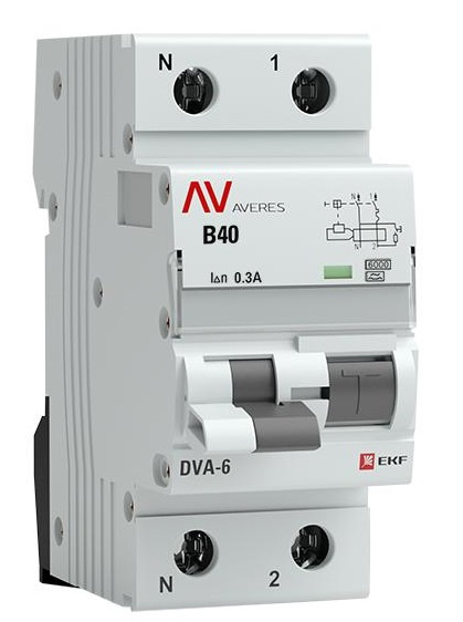 фото Автомат дифференциальный EKF rcbo6-1pn-40B-300-a-av в Красноярске