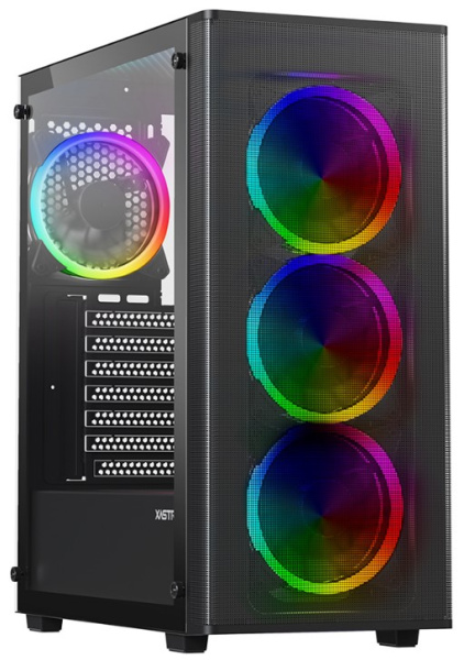 Изображение товара Корпус Xastra A300 4FRGB Mid Tower для ПК с закаленным стеклом