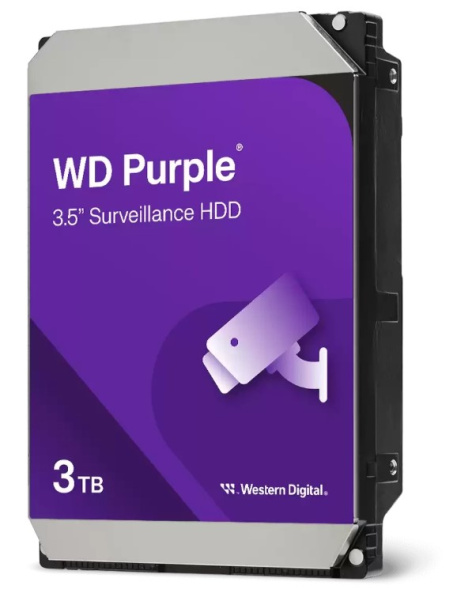Изображение товара Жесткий диск 3TB SATA 6Gb/s Western Digital Purple