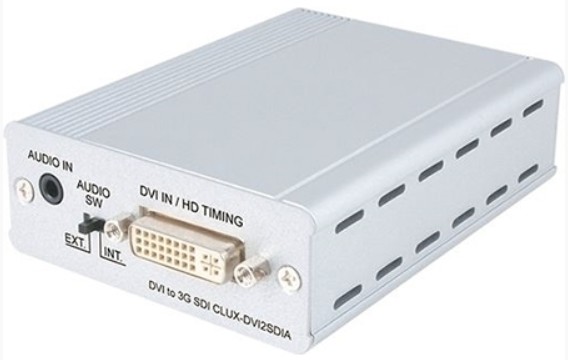 

Преобразователь Cypress CLUX-DVI2SDIA сигнала DVI-D и стереоаудио в сигнал SD/HD/3G-SDI, CLUX-DVI2SDIA