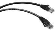 фото Кабель патч-корд U/UTP 6 кат. 0.5м  Cabeus PC-UTP-RJ45-Cat.6-0.5m-BK-LSZH