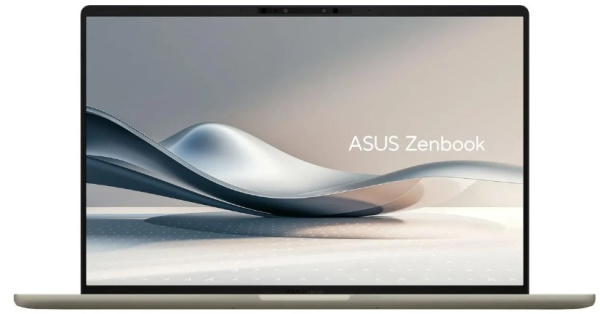 фото Ноутбук  ASUS Zenbook A14 UX3407QA-QD197W в Омске 14 ", Snapdragon, 16 Гб RAM, 512 Гб SSD, Adreno, Бежевый