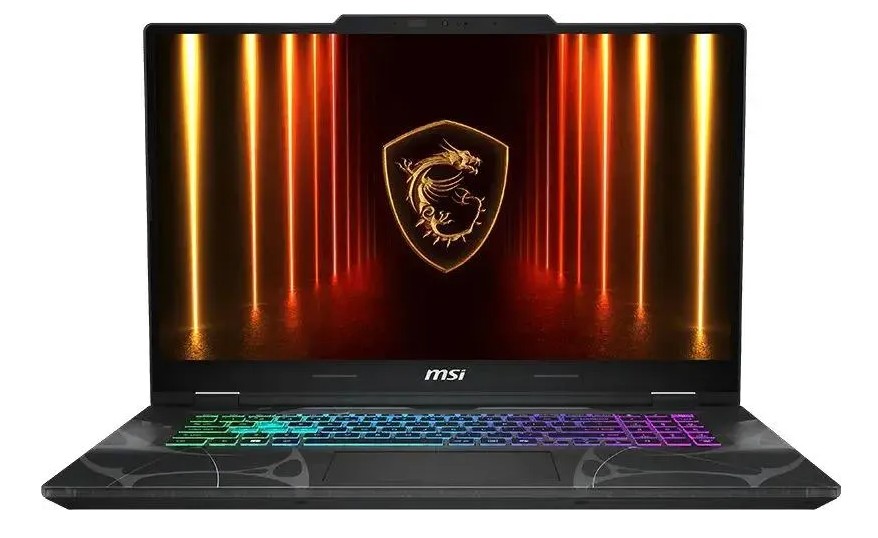 

Ноутбук MSI Cyborg A17 AI B2HWFKG-048XRU 9S7-17UL32-048 Ryzen 7 260 16GB/512GB SSD/GeForce RTX5060 8GB/17.3" FHD/WiFi/BT/Cam/noOS/black, Cyborg A17 AI B2HWFKG-048XRU