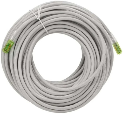 Изображение товара Кабель патч-корд RJ45-RJ45 категории 6 25 метров серого цвета