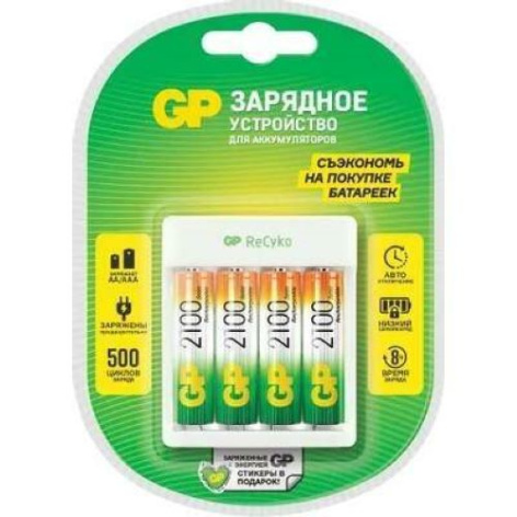 Изображение товара Зарядное устройство GP E411/210AAHCCS-2CR1 для 4 элементов питания