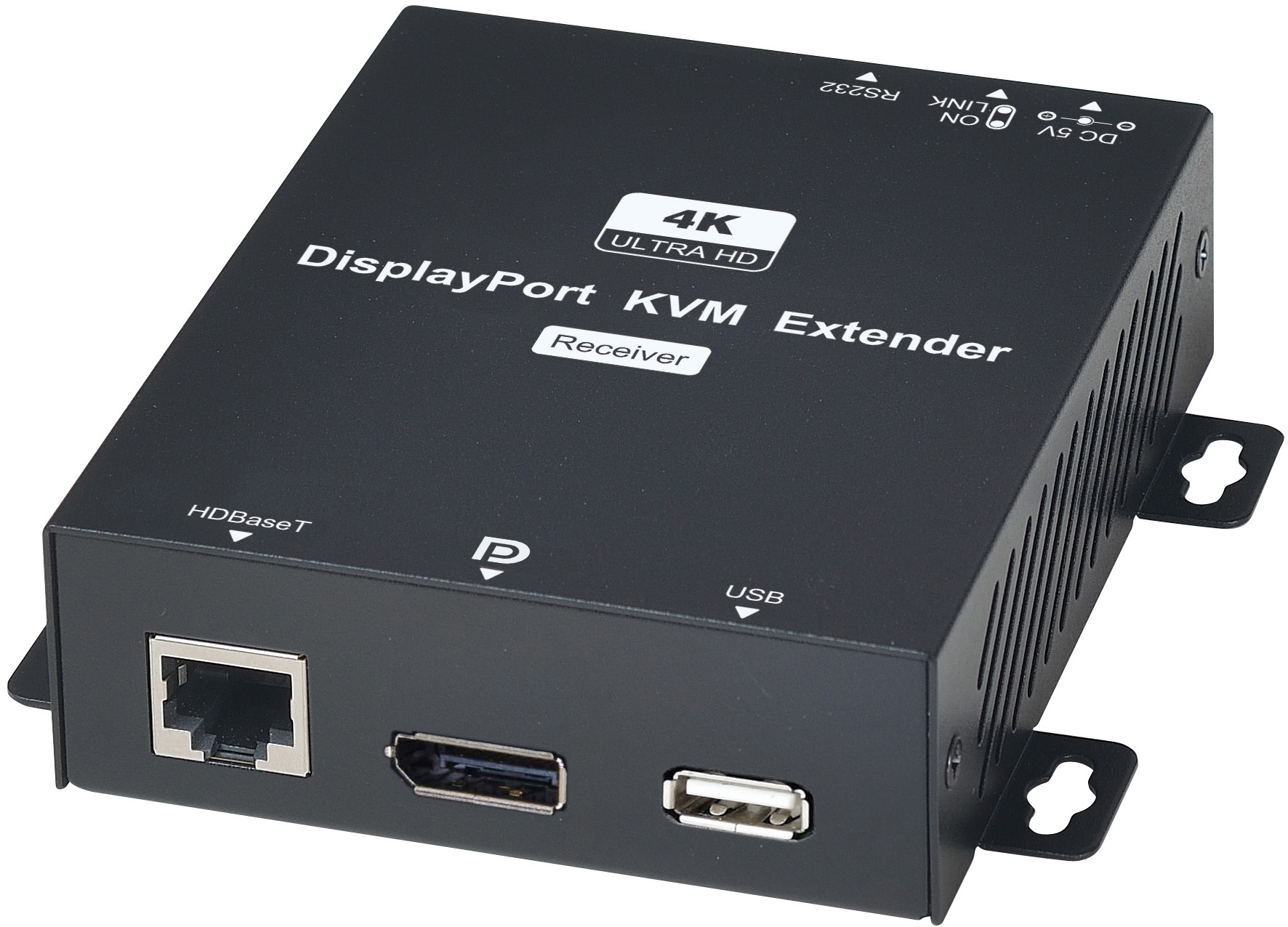 

Удлинитель SC&T DP02U DisplayPort KVM (комплект передатчик+приёмник) по 1 кабелю витой пары CAT5e до 150м(1080px60Гц(8бит), CAT6 до 100м(4096х2160х60Г, DP02U