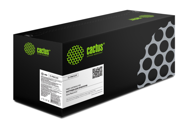 Изображение товара Картридж Cactus CS-PH6125Y Желтый для лазерных принтеров и МФУ