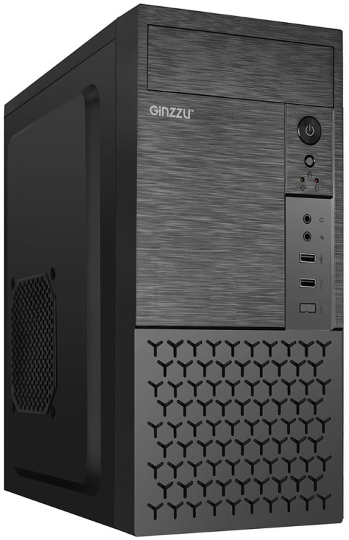 

Корпус mATX Ginzzu B410 без БП, 2*USB 2.0, B410