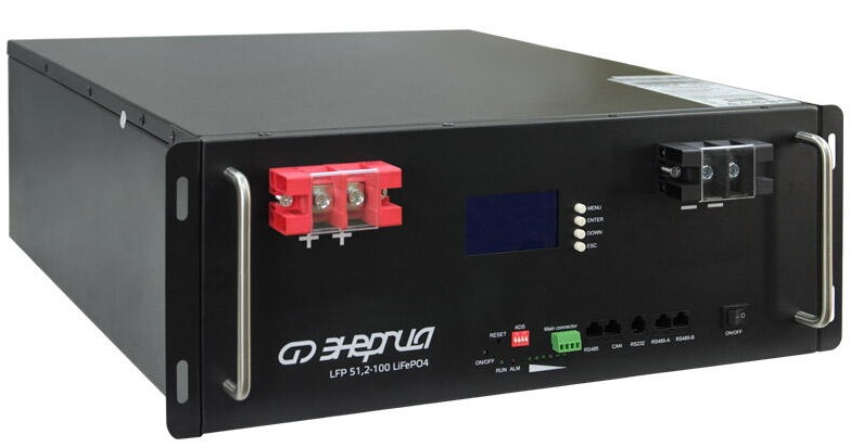 

Аккумулятор Энергия LFP 51,2-100 Rack L0201-0153, LFP 51,2-100 Rack