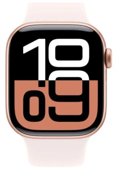 Изображение товара Apple Watch Series 10 GPS 46mm Розовое золото влагозащита IP6X умные часы
