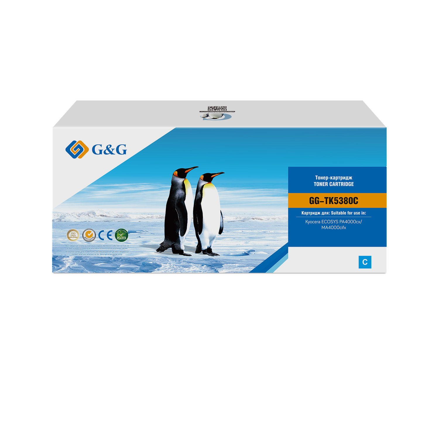

Картридж G&G GG-TK5380C лазерный TK-5380C голубой (10000стр.) для Kyocera ECOSYS PA4000cx/MA4000cifx, GG-TK5380C