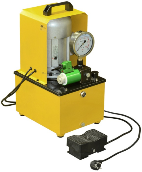 Изображение товара IEK насос TKL10-075 электрический профессиональный 700 бар для гидравлических систем