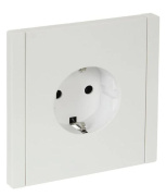 фото Розетка с заземлением IEK FP-R11-16-K01