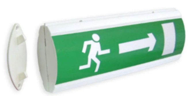 Оповещатель Электротехника и Автоматика ЛЮКС-24 "Человек стрелка вправо дверь" охранно-пожарный световой табло