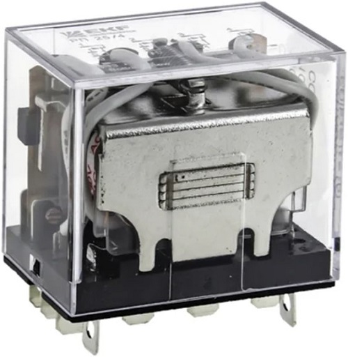

Реле промежуточное EKF rp-25-4-12 РП 25/4 10А 12В АС, rp-25-4-12
