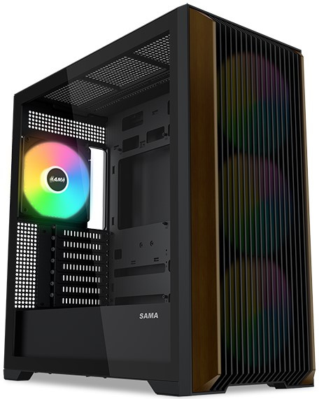 Изображение товара Корпус SAMA Z60 Mid Tower для материнских плат ATX, E-ATX, Micro-ATX