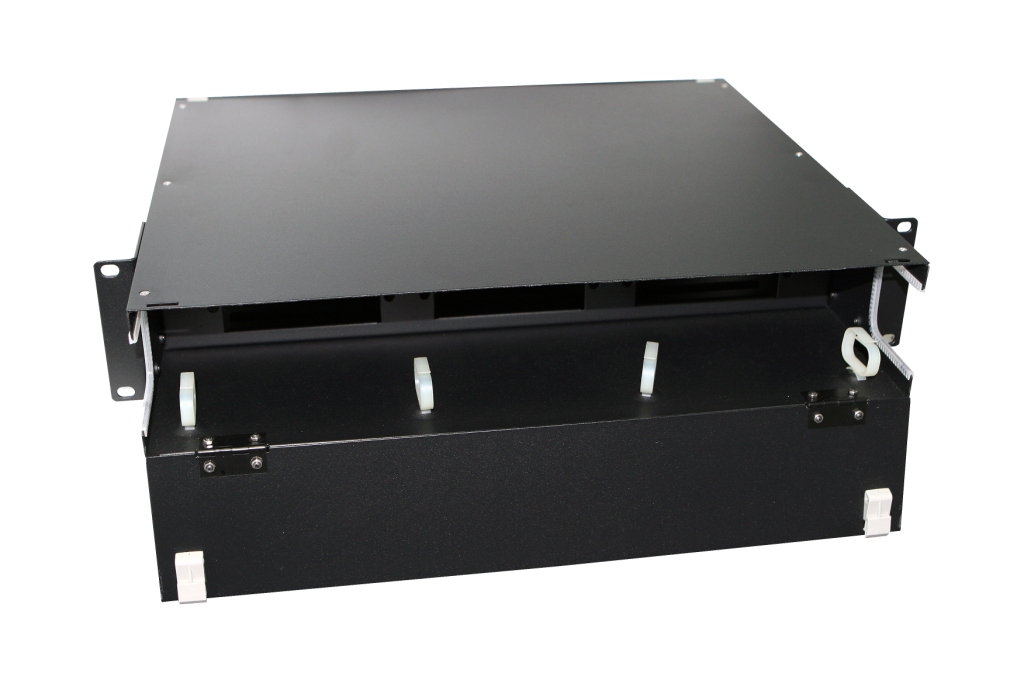 Патч-панель,Hyperline,FO-19BX-2U-F0-6xSLT-W120H32-EMP