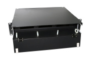 фото Патчпанель  Hyperline FO-19BX-2U-F0-6xSLT-W120H32-EMP