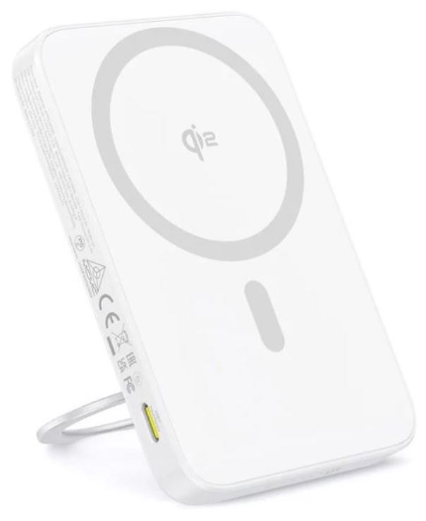 

Аккумулятор внешний Baseus PicoGo Qi2 P10076800213-01 5000 mAh с подставкой, Moon White, PicoGo Qi2