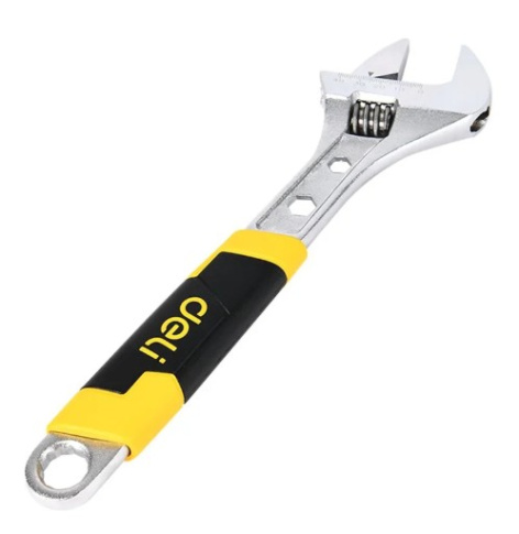 Изображение товара Разводной ключ Deli DL30112 150 мм для ремонта и строительных работ