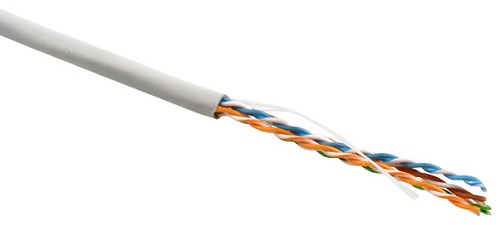 

Кабель витая пара U/UTP 5e кат. 4 пары Hyperline UUTP4-C5E-S24-IN-PVC-GY-305 24AWG(0.51 мм), медь, одножильный (solid), внутренний, PVC, серый, уп/305, UUTP4-C5E-S24-IN-PVC-GY-305