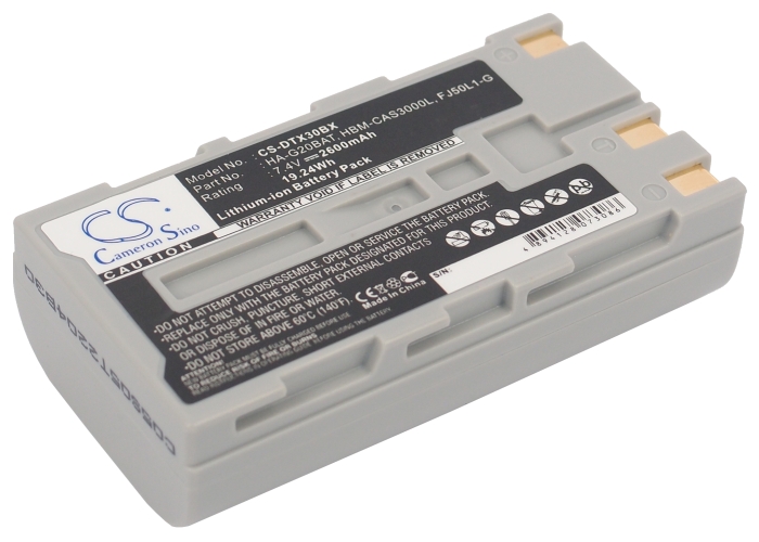 

Аккумулятор Casio HA-G20BAT для DT-X30, Li-Ion, напряжение: 7,4В, 2000mAh, HA-G20BAT