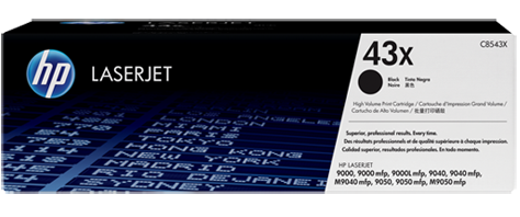 Изображение товара Картридж HP 43X для лазерных принтеров и МФУ