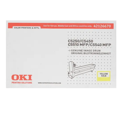 

Фотобарабан OKI 42126670 желтый (17K) OKI C5250/5450/5510MFP/5540MFP, 42126670