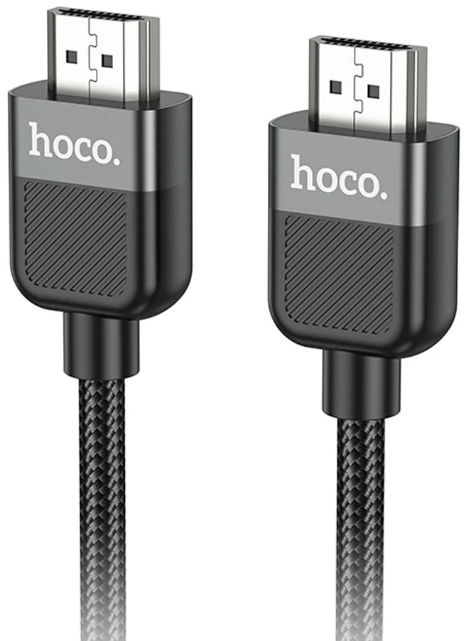 

Кабель интерфейсный Hoco US09 ver2.0 HDMI (m) HDMI (m) 2м черный (пакет) (2002523), US09