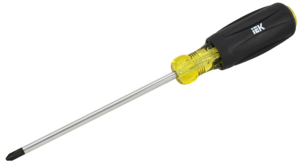 Изображение товара Отвертка IEK A2L5-SC10-T3-PH-20-150 с магнитным наконечником и пластиковой рукоятью