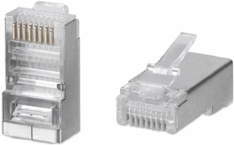 

Коннектор RJ-45 (8P8C) FTP cat.5e WRLine WR-8P8C-5E-SH под витую пару, экранированный, универсальный (100 шт в упак.), WR-8P8C-5E-SH