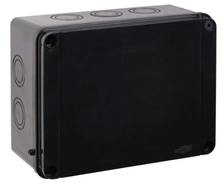 

Коробка распаячная RUVinil 67068Ч Тусо 300х220х120мм (без вводов) УХЛ1 IP67 цвет: черный, 67068Ч