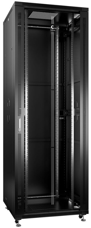 

Шкаф напольный 19", 47U Cabeus SH-05C-47U80/100-BK телекоммуникационный 800x1000x2277mm (ШхГхВ) передняя стеклянная и задняя сплошная металлическая дв, SH-05C-47U80/100-BK