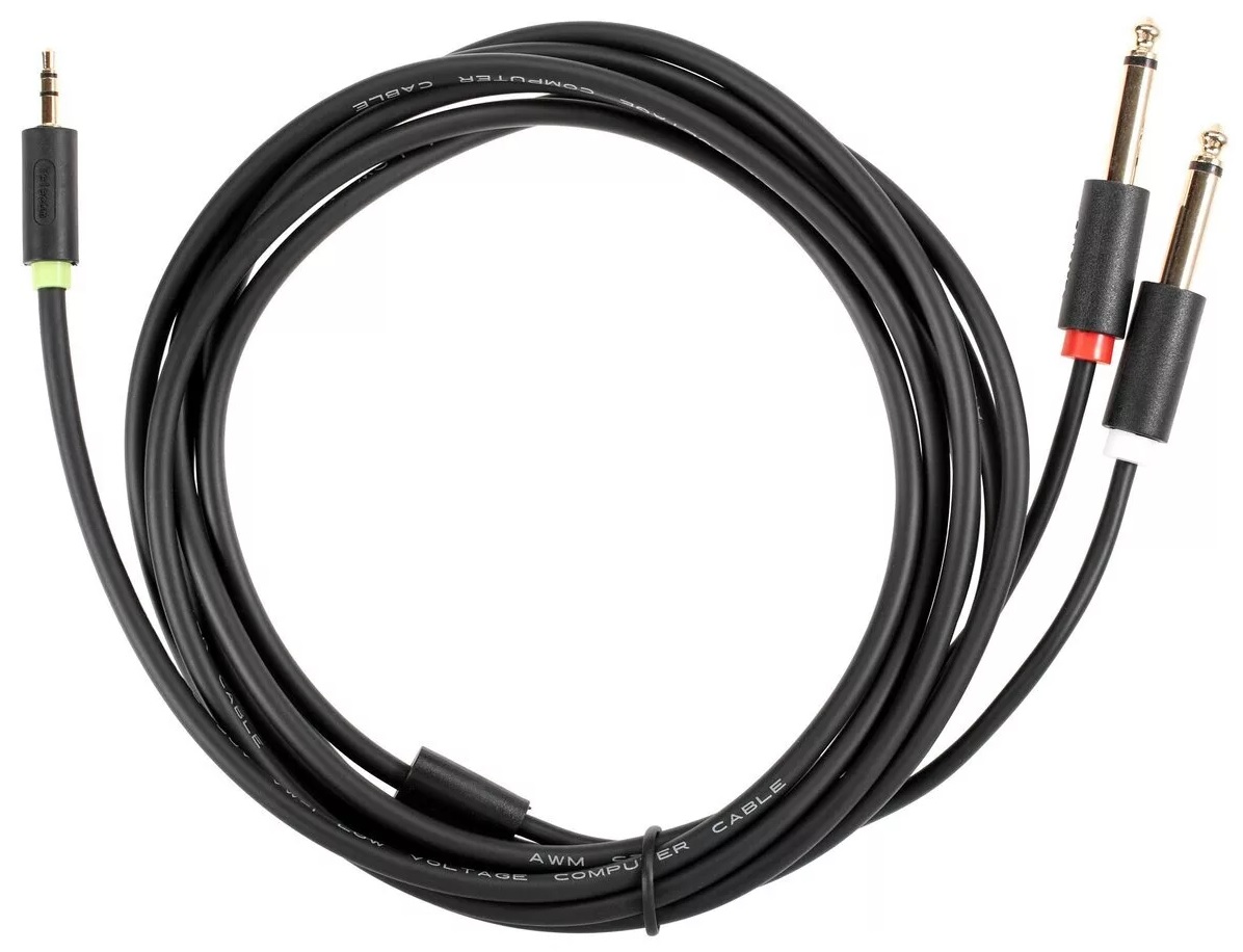 

МФУ VCOM TAV6168-3M Кабель-адаптер 3.5ST(M)/2X6.35 ST(M), 3м, Telecom PRO <TAV6168-3M>, TAV6168-3M