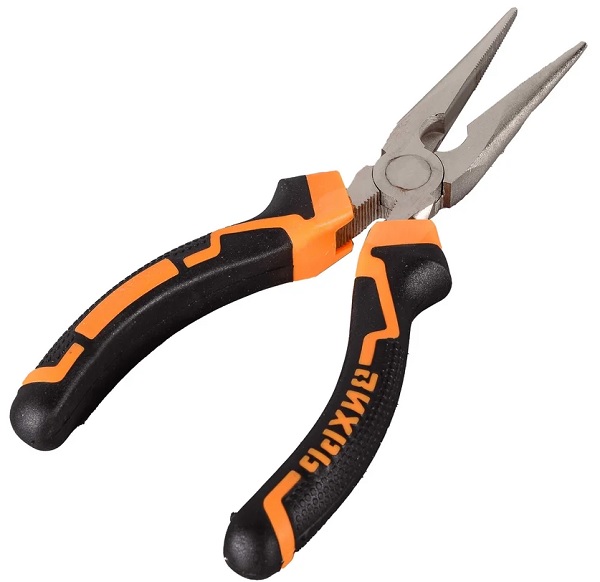 

Длинногубцы Вихрь 73/6/3/10 прямые, 160 мм, никелированные, двухкомпонентные рукоятки, 73/6/3/10