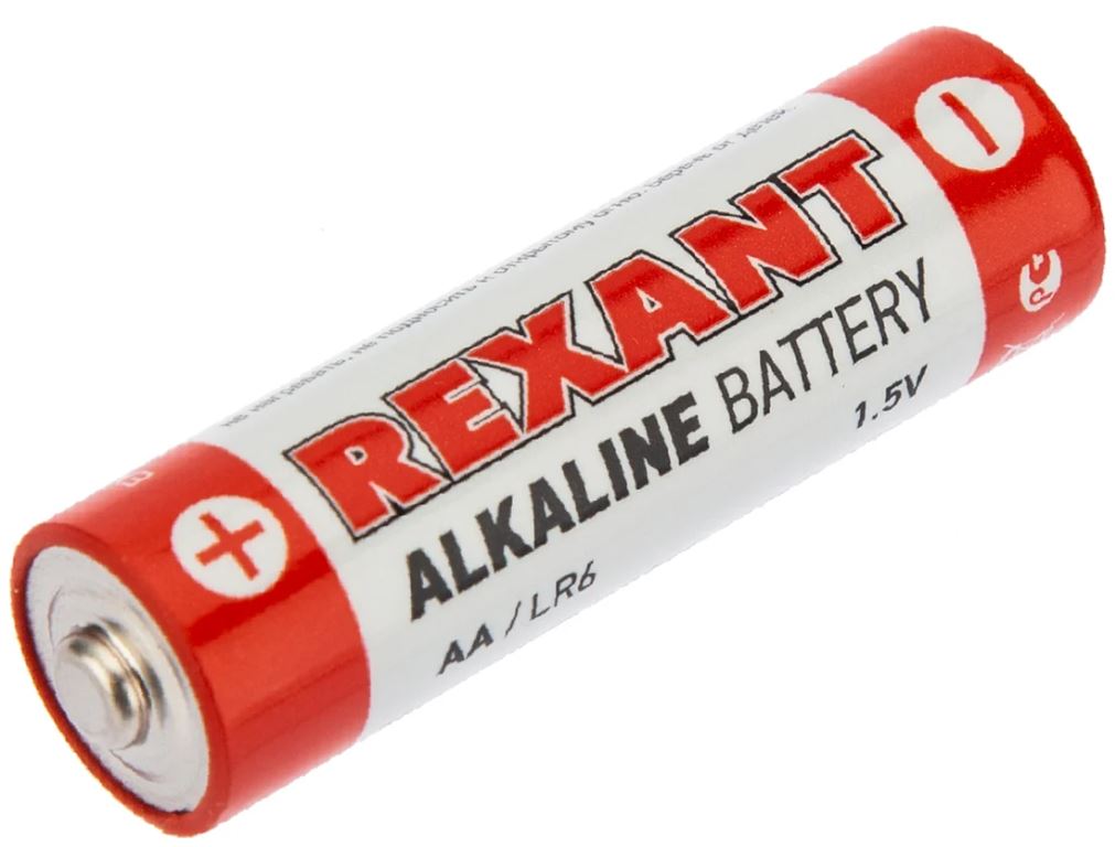 

Батарейка Rexant 30-1027 алкалиновая AA/LR6, 1,5В, 4 шт, пальчиковая, блистер, 30-1027