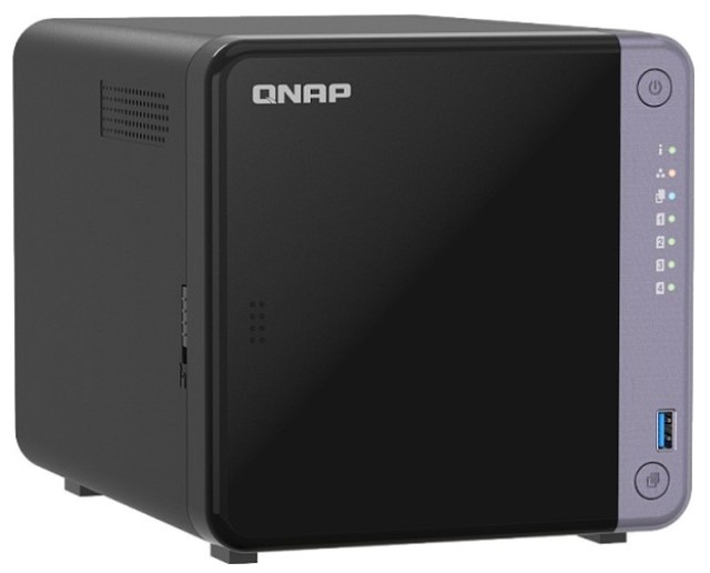 

Сетевой RAID-накопитель QNAP TS-432X-4G 4 отсека 3,5"/2,5", 2 порта 2,5 GbE, 1 порт 10 GbE SFP+, Annapurna Labs AL-524 2,0 ГГц, 4 ГБ DDR4, TS-432X-4G