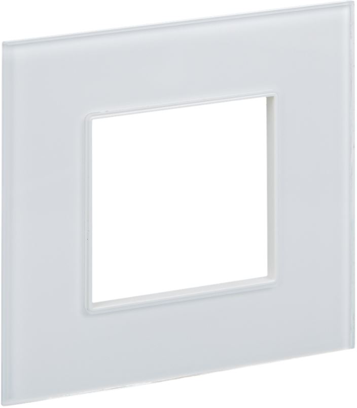 

Рамка одинарная IEK SK-M12-G-K01 SKANDY SK-F21W стекло арктический белый, SK-M12-G-K01